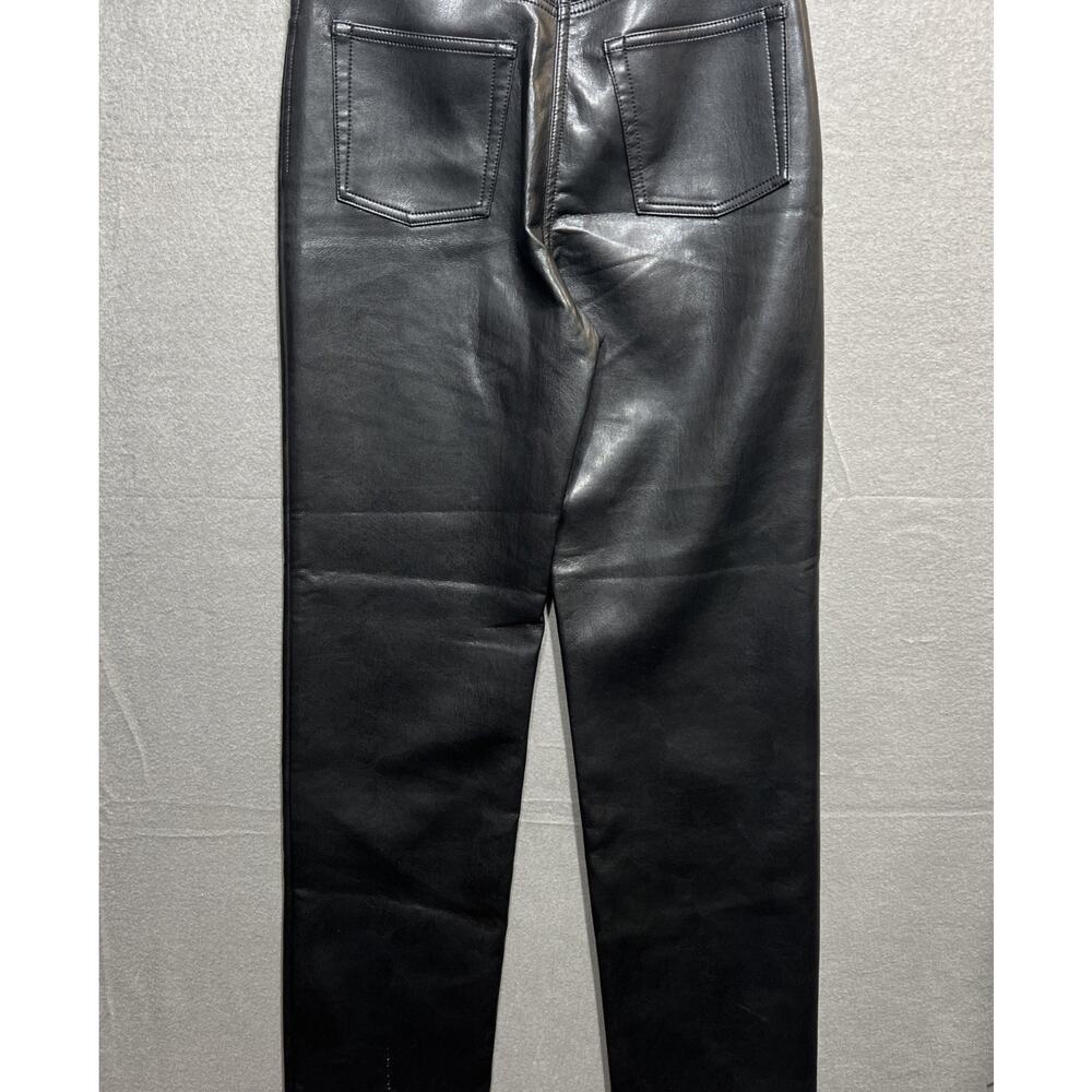 Aritzia Wilfred The Melina Black Faux Leather Pants Womens Size 4 - Picture 8 of 12